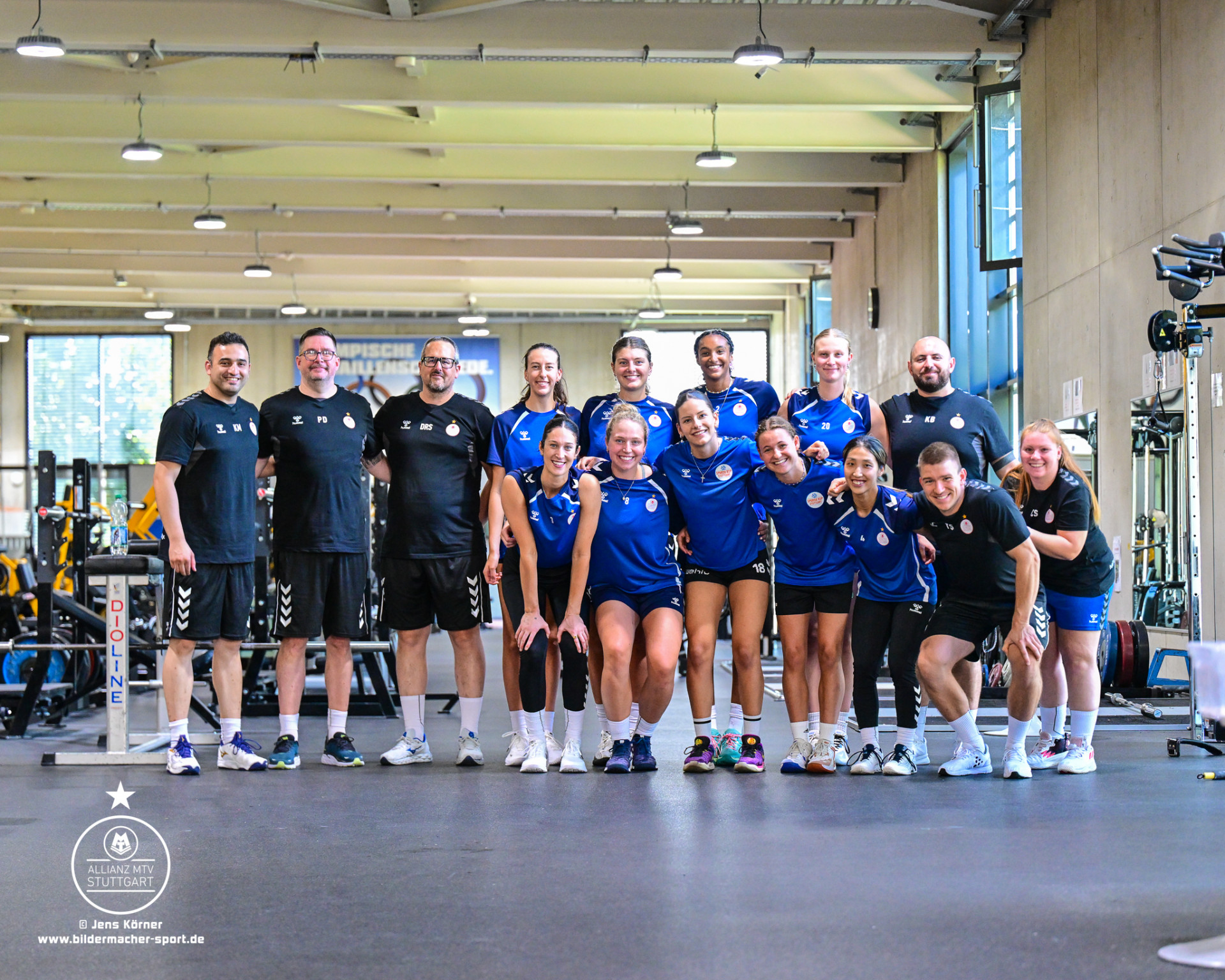 Keine Sorge, das Team wächst noch... Foto: Jens Körner - Bildermacher Sport